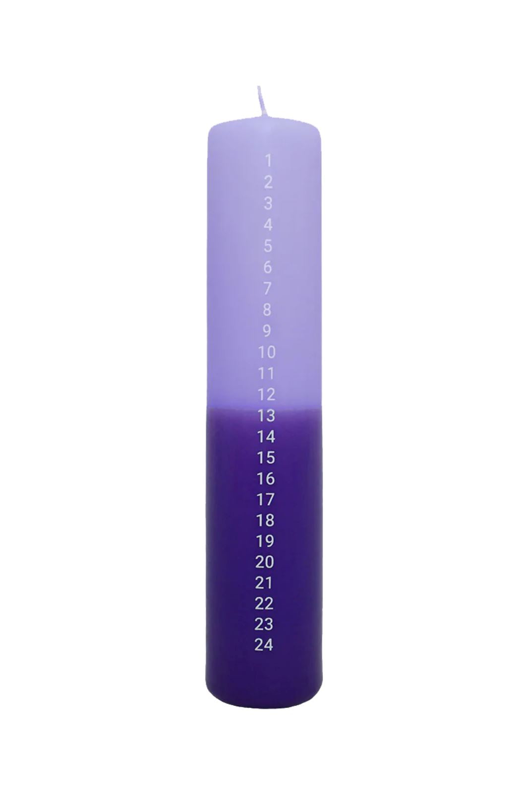 Finders Keepers - Kalender Lys - Pastel Lilac / Purple Kalenderlys 