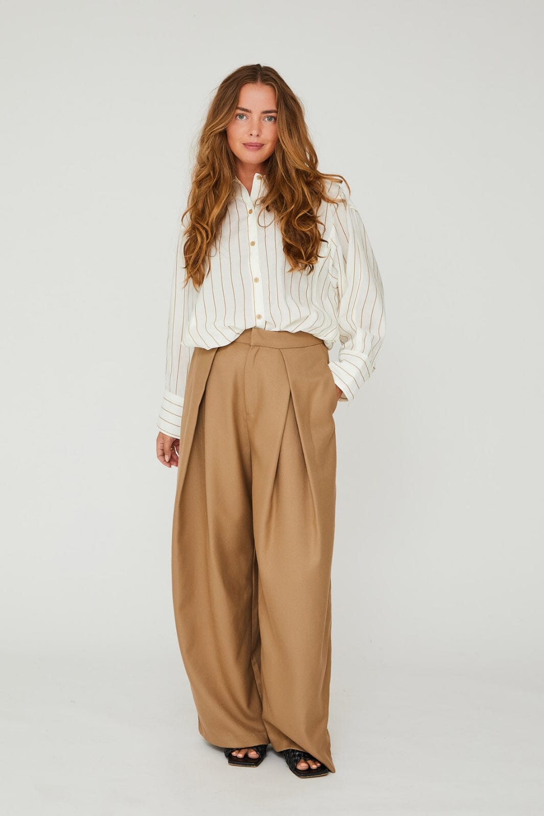 Forudbestilling - A-VIEW - Ellie Pants - 210 Camel Bukser 