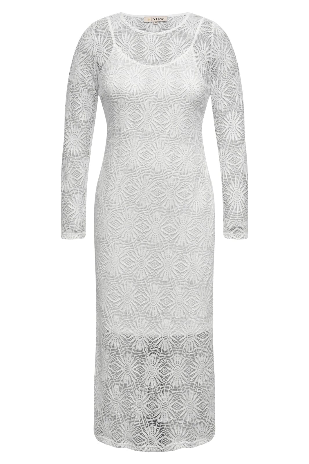Forudbestilling - A-VIEW - Sky Dress - 000 White (April/Maj) Kjoler 