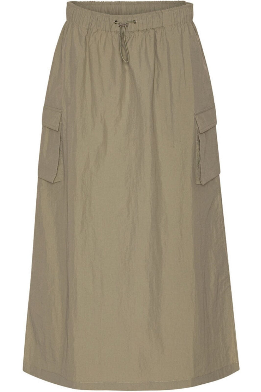 Forudbestilling - A-VIEW - Sofia Cargo Long Skirt - 895 Light Army Nederdele 