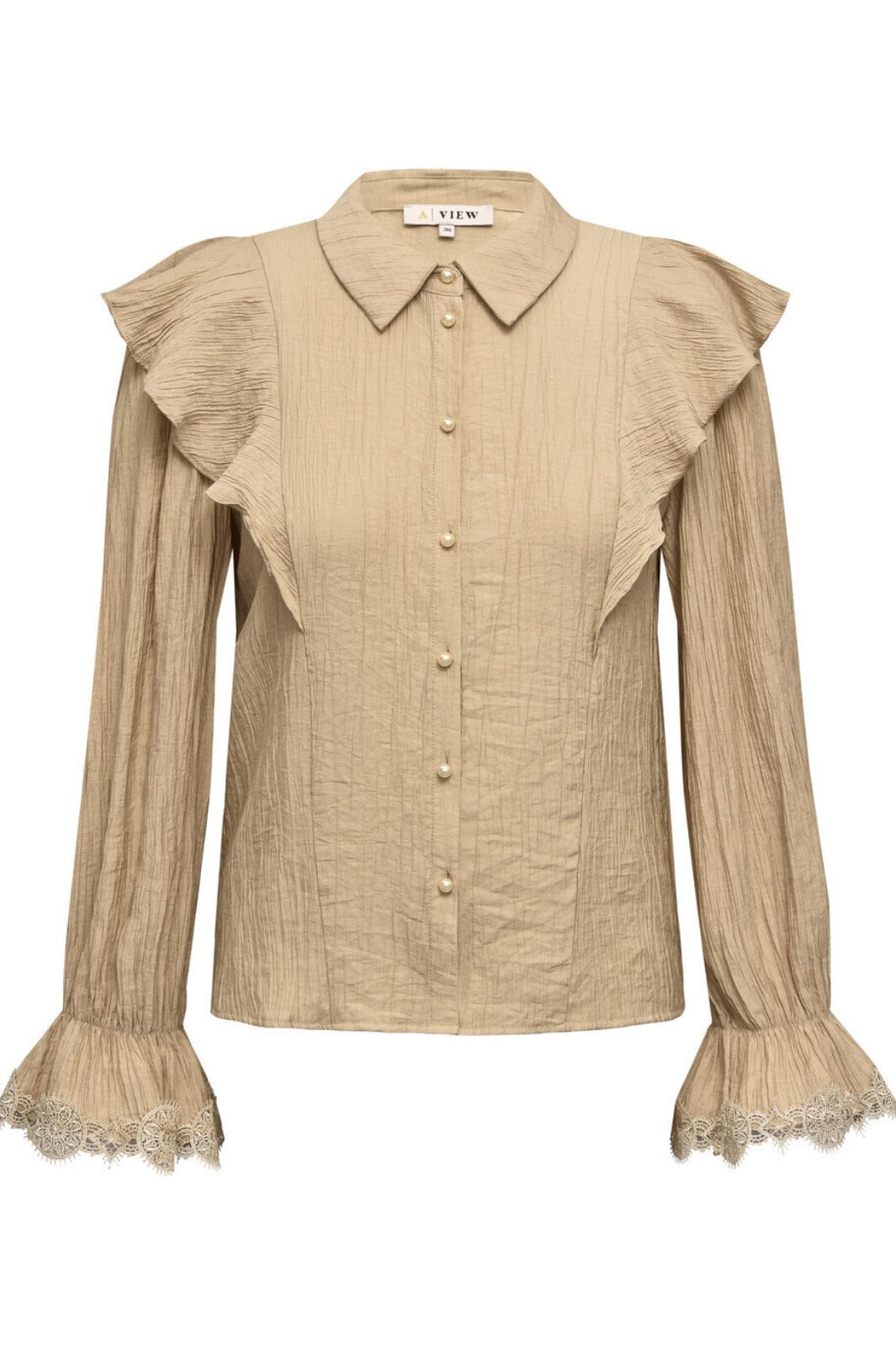 Forudbestilling - A-VIEW - Sophie Shirt - 004 Sand Skjorter 