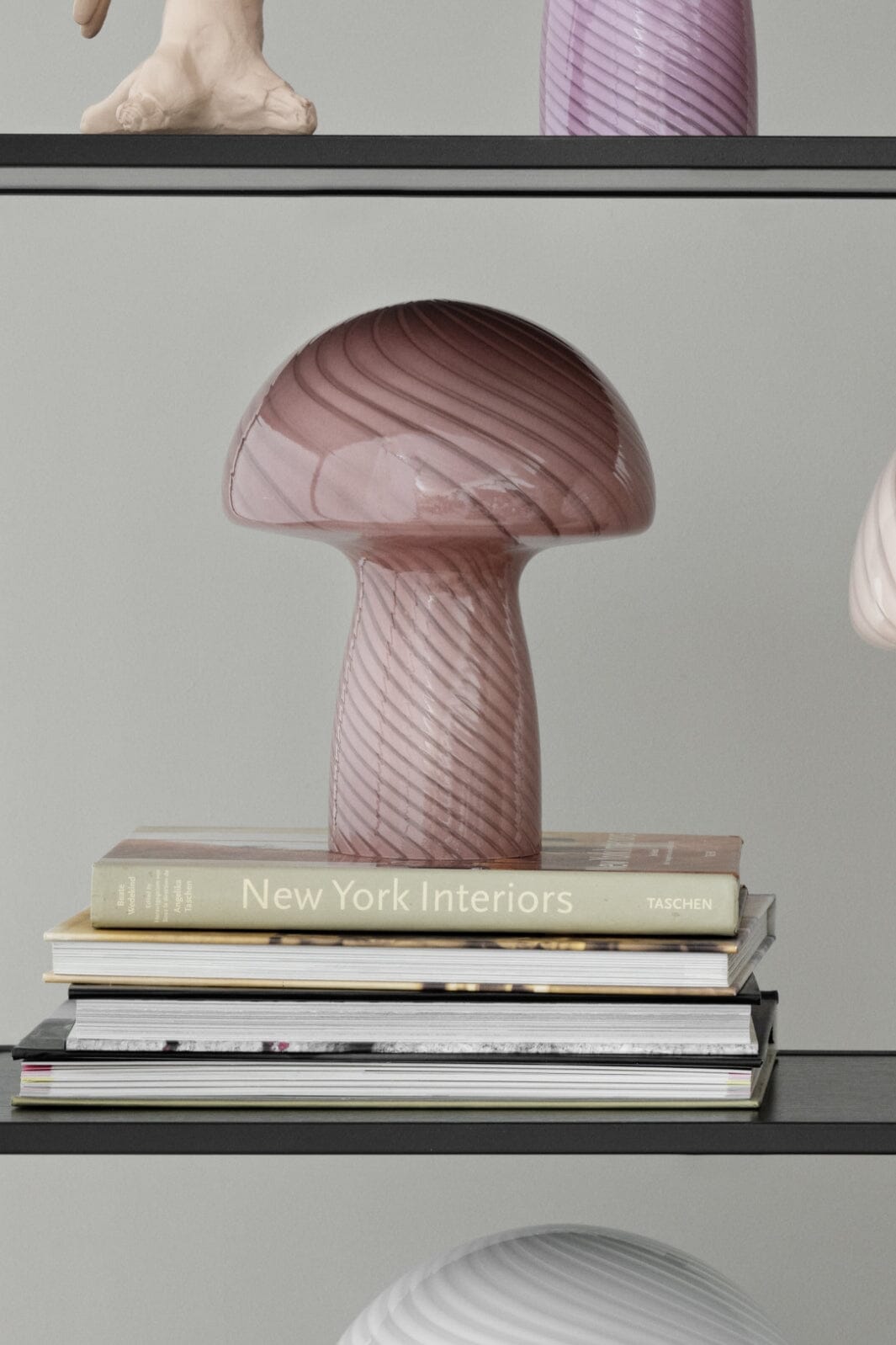 Forudbestilling - Bahne - Mushroom Lamp - Old Rose (DT) - (Maj) Interiør 