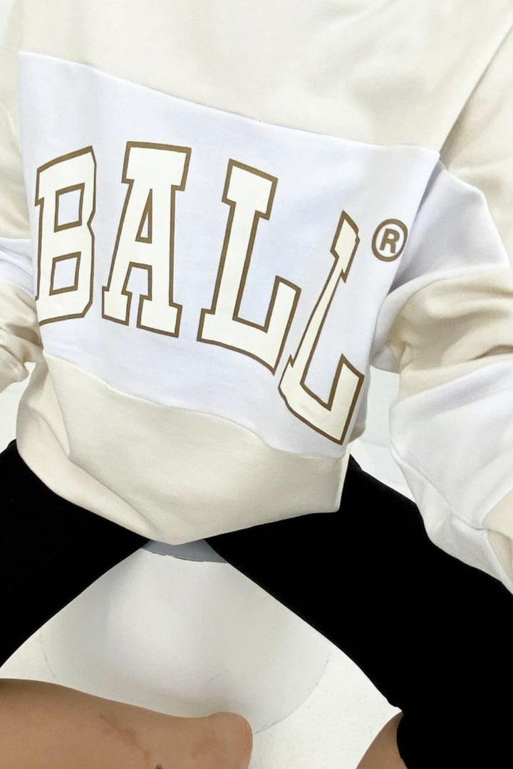 Forudbestilling - Ball - Sweatshirt J. Robinson - Of white (August) Sweatshirts 