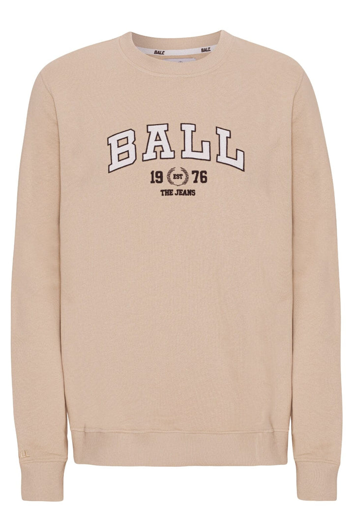 Forudbestilling - Ball - Sweatshirt L. Taylor - Fossil (Start Marts) Sweatshirts 