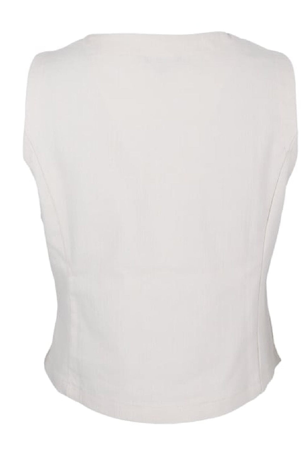 Forudbestilling - Black Colour - Bcbox Denim Vest - Off White (Februar) Veste 