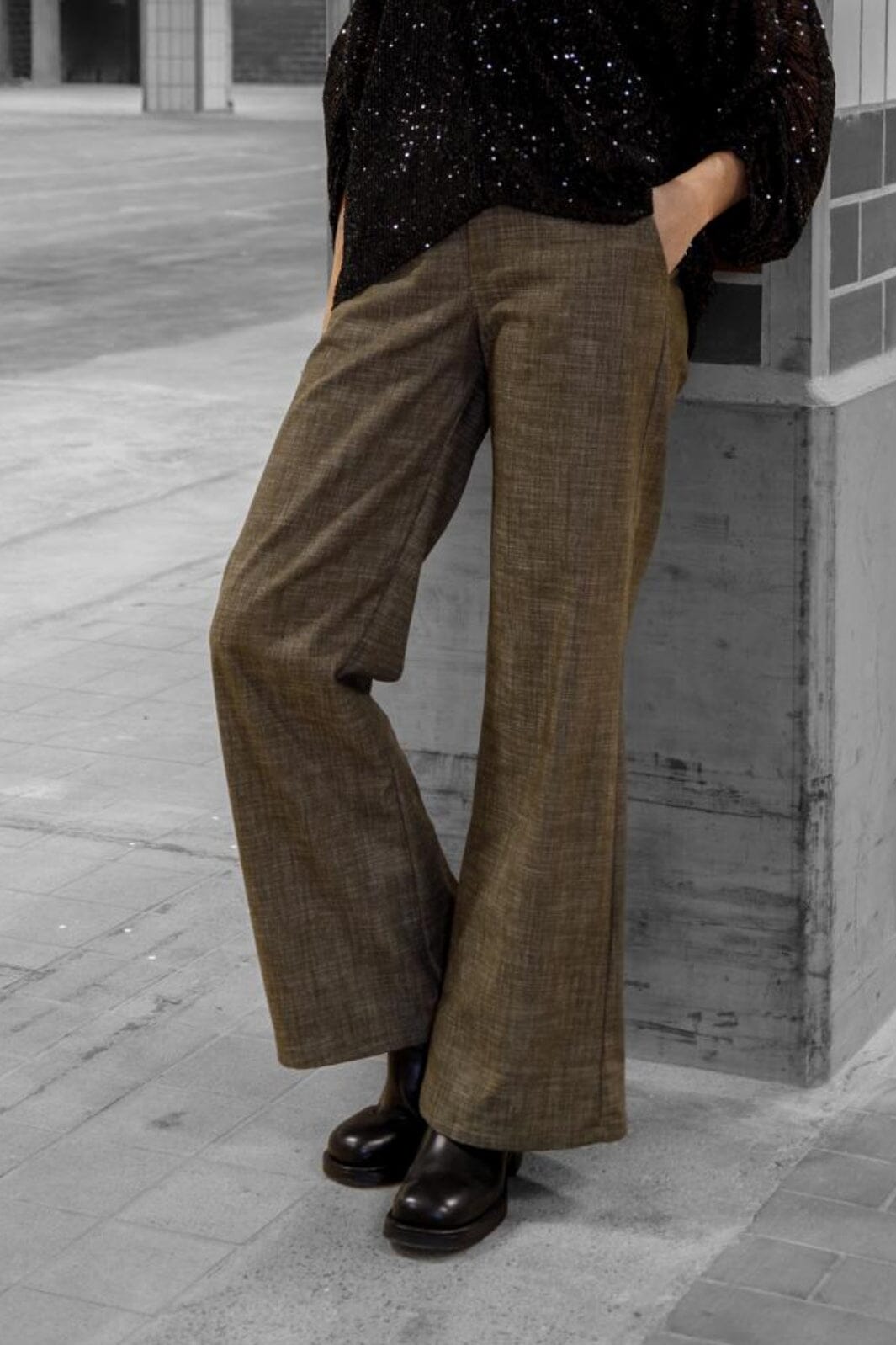 Forudbestilling - Black Colour - Bcbox Pant - Army Bukser 