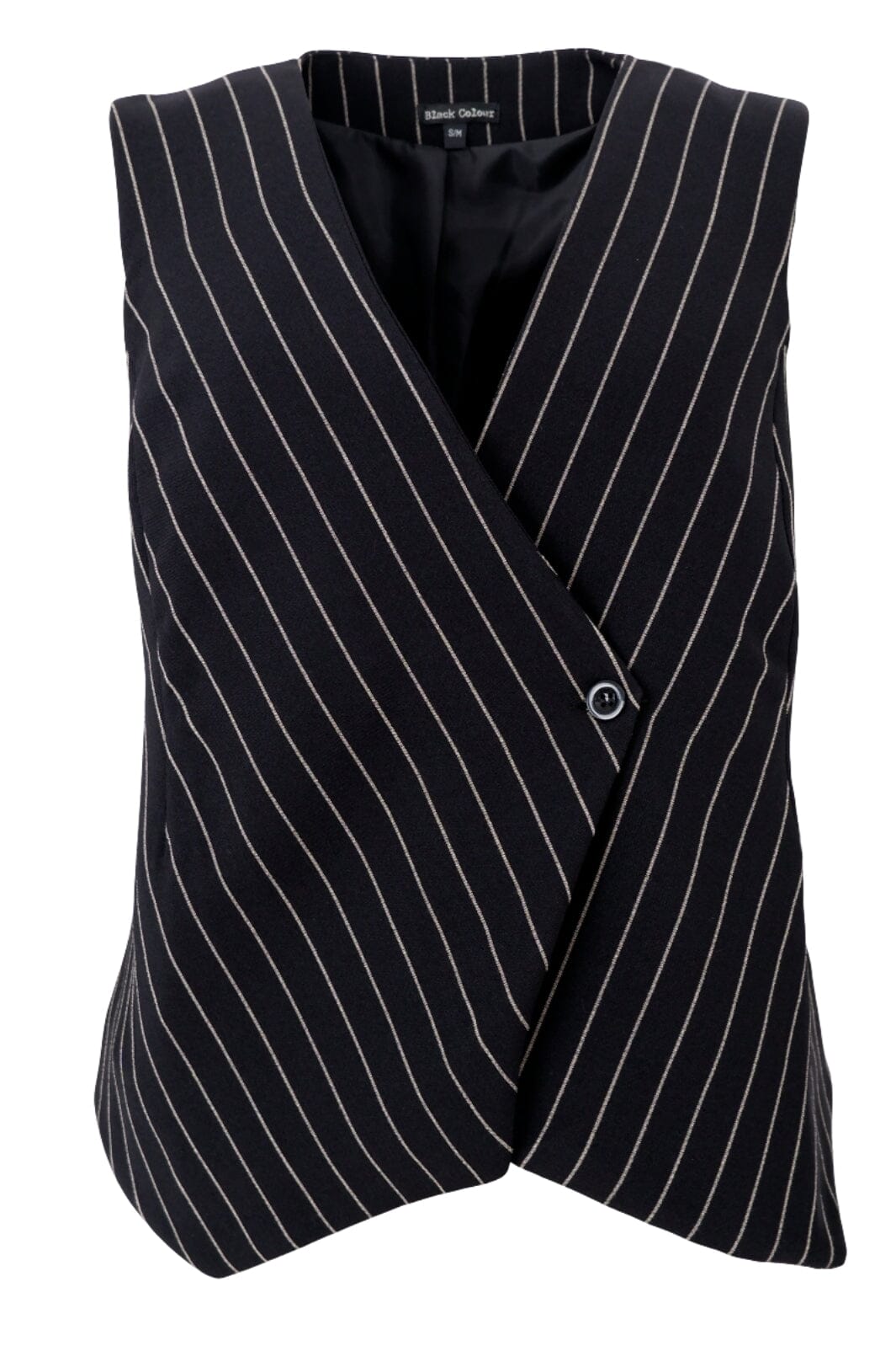 Forudbestilling - Black Colour - Bcchicago Vest - Black Stripe Veste 