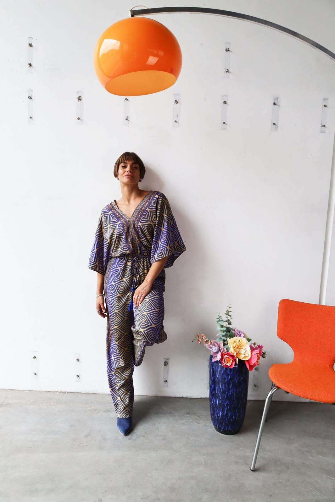 Black Colour - Bcluna Double V-Neck Jumpsuit - BJ Blue Jewel