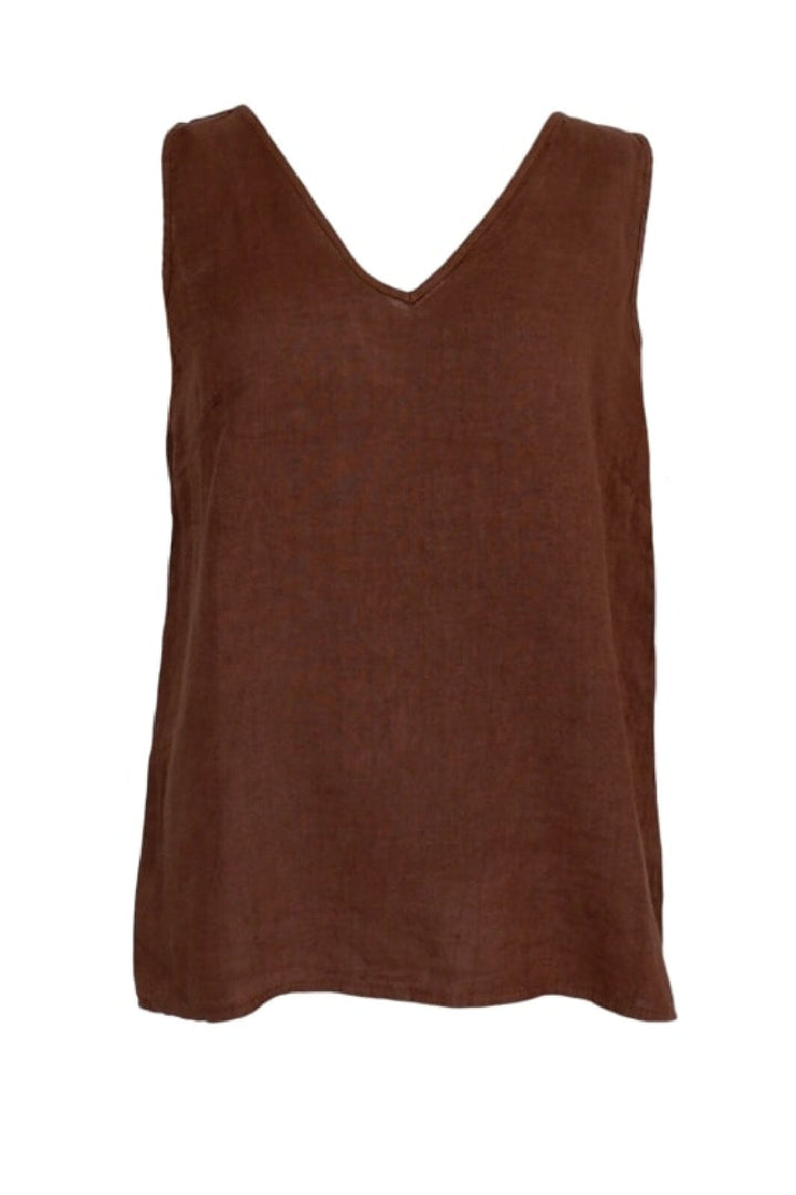 Forudbestilling - Black Colour - Bcmelina Tank Top - Nougat - (April) Toppe 