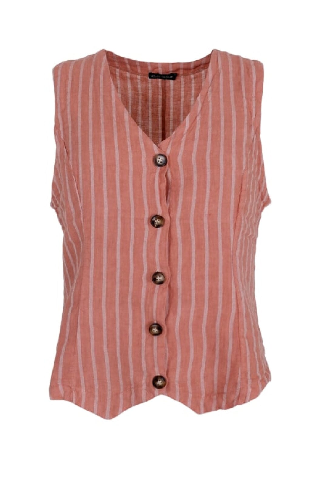 Forudbestilling - Black Colour - Bcmelina Vest - Rose Stripe - (April) Veste 