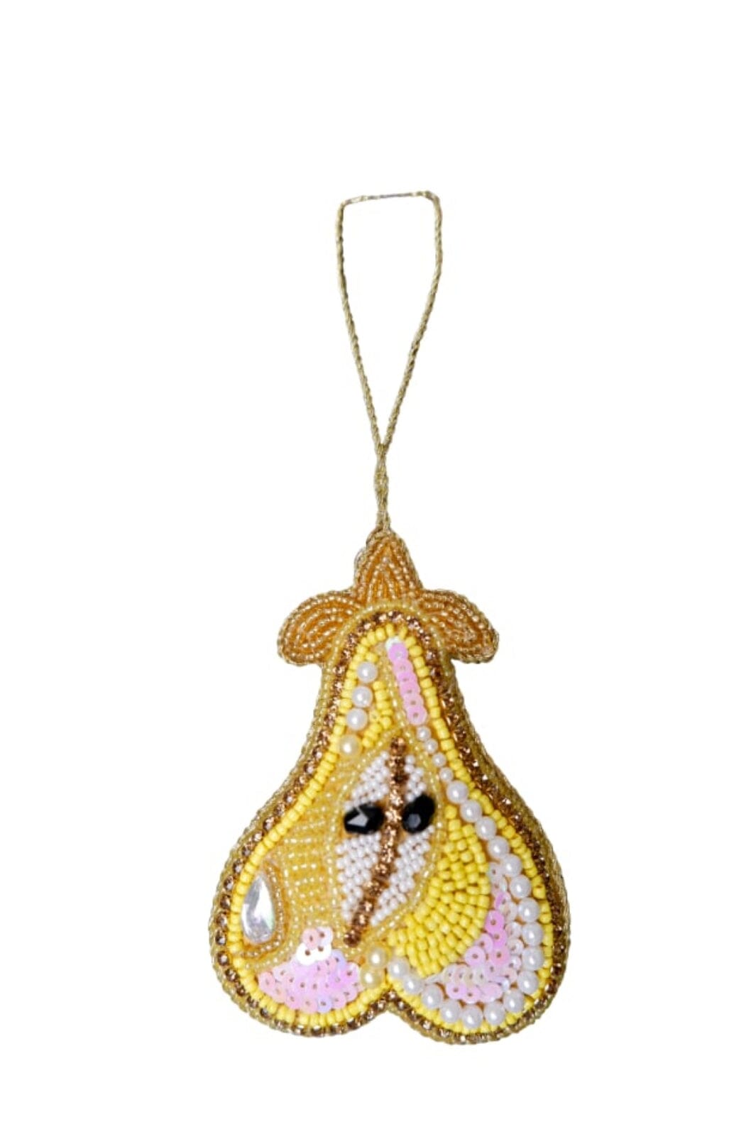 Forudbestilling - Black Colour - Bcpear Christmas Ornament - YE Yellow Jul 