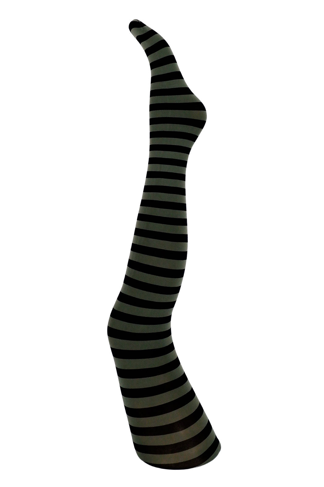 Forudbestilling - Black Colour - BcRiga Striped Tight - Army Stripe (2022-08-31) Strømpebukser 