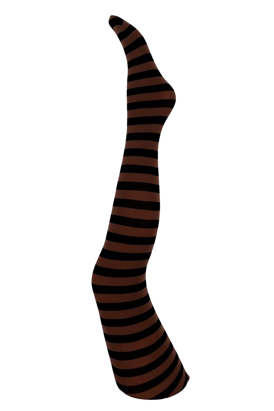 Forudbestilling - Black Colour - BcRiga Striped Tight - Brown Stripe (2022-08-31) Strømpebukser 