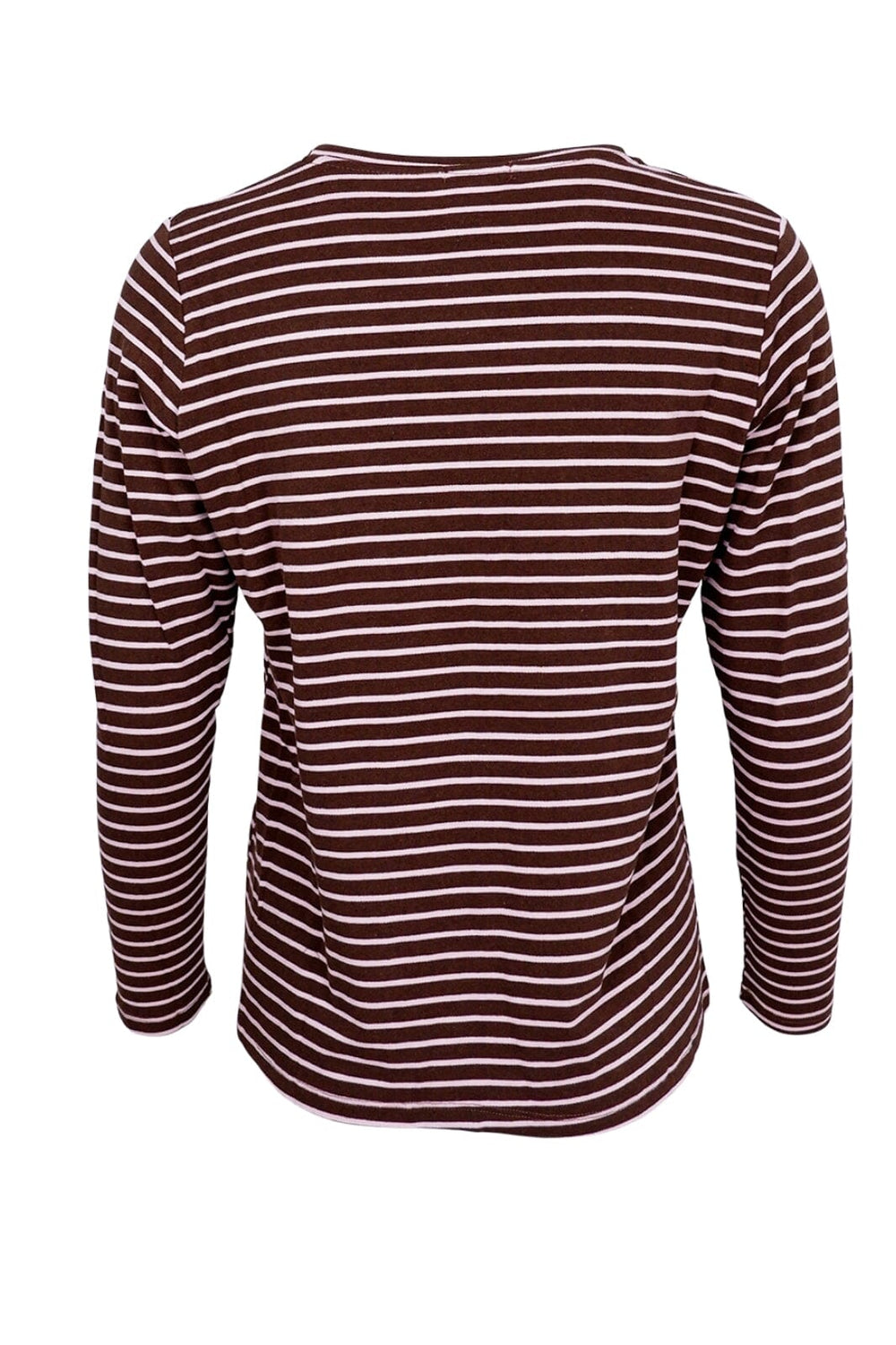 Forudbestilling - Black Colour - Bcsailor Regular L/S Striped T-Shirt - Coffee Bluser 