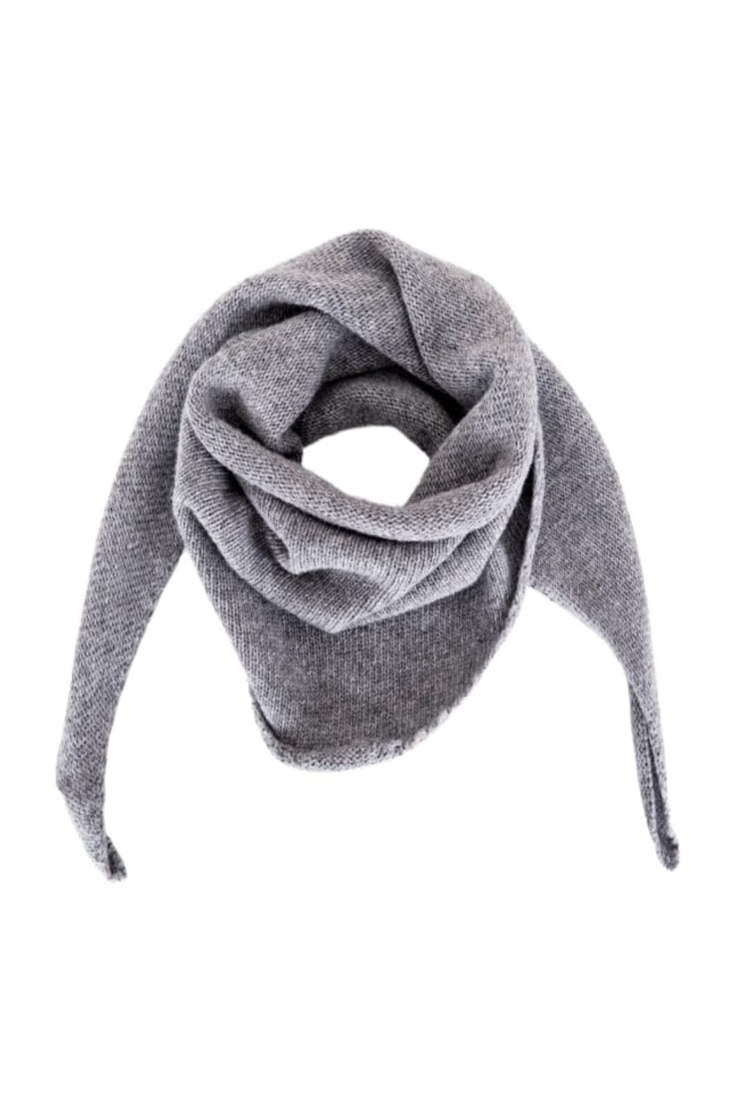 Forudbestilling - Black Colour - Bctriangle Knitted Scarf - Grey Halstørklæder 