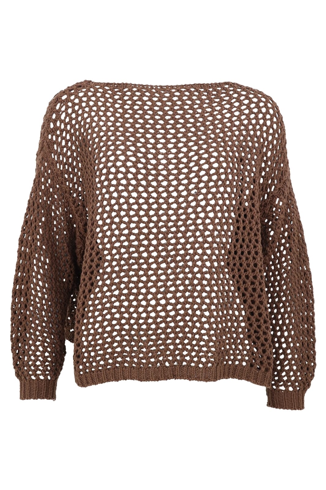 Forudbestilling - Black Colour - Bczelma Knitted Jumper - Coffee Strikbluser 