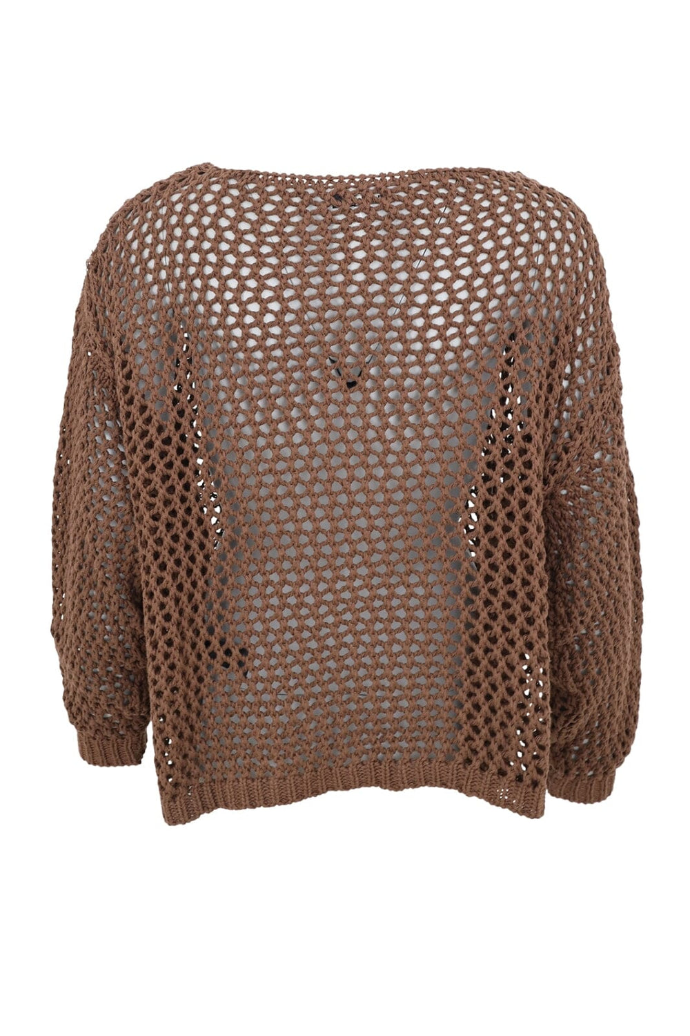 Forudbestilling - Black Colour - Bczelma Knitted Jumper - Coffee Strikbluser 
