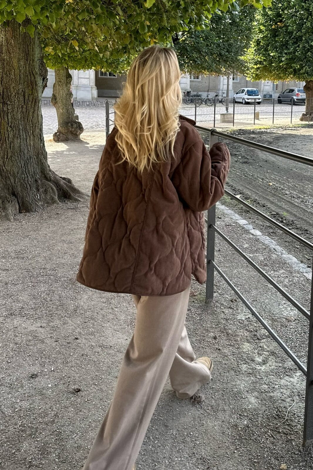 Forudbestilling - BYIC - Josie Quilted Jacket - Brown Corduroy Jakker 