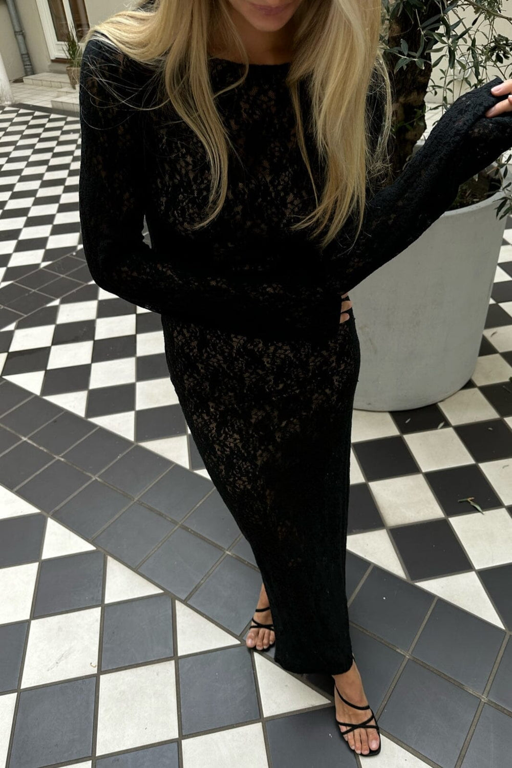 Forudbestilling - BYIC - Lea Lace Dress - Black Kjoler 