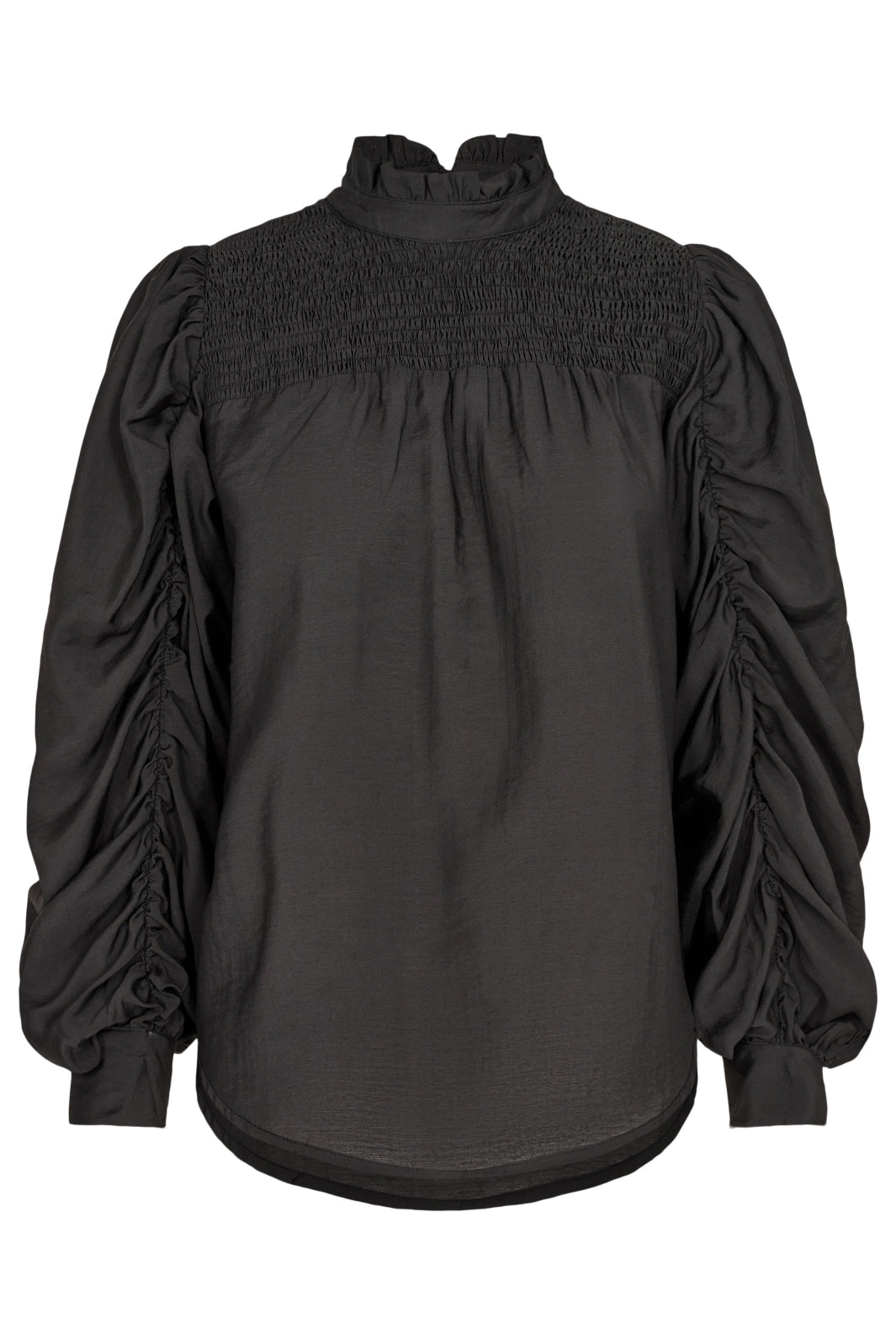 Forudbestilling - Co´couture - Callum Drape Sleeve Blouse - Black (November) Skjorter 