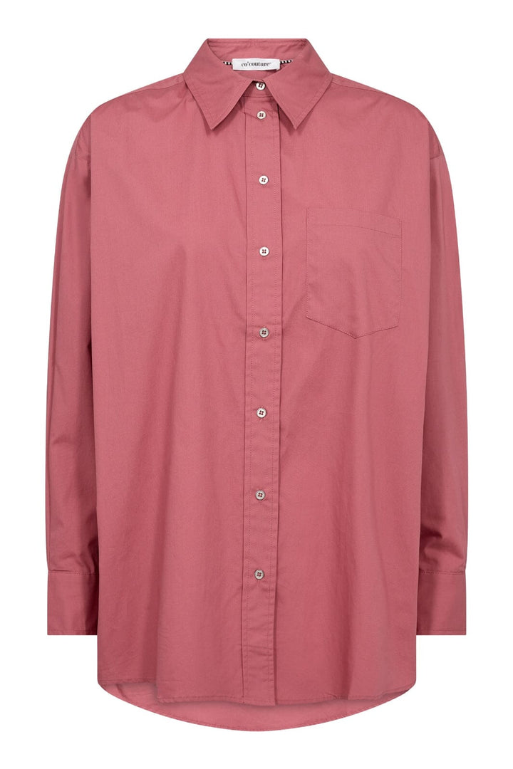 Forudbestilling - Co´couture - Coriscc Oversize Shirt 35408 - 528 Rhubarb Skjorter 