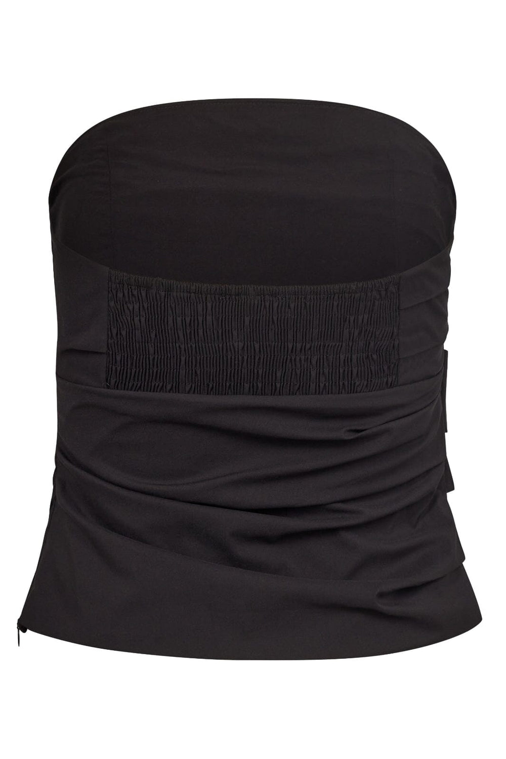 Forudbestilling - Co´couture - Cottoncc Crisp Strapless Top 35401 - 96 Black Toppe 