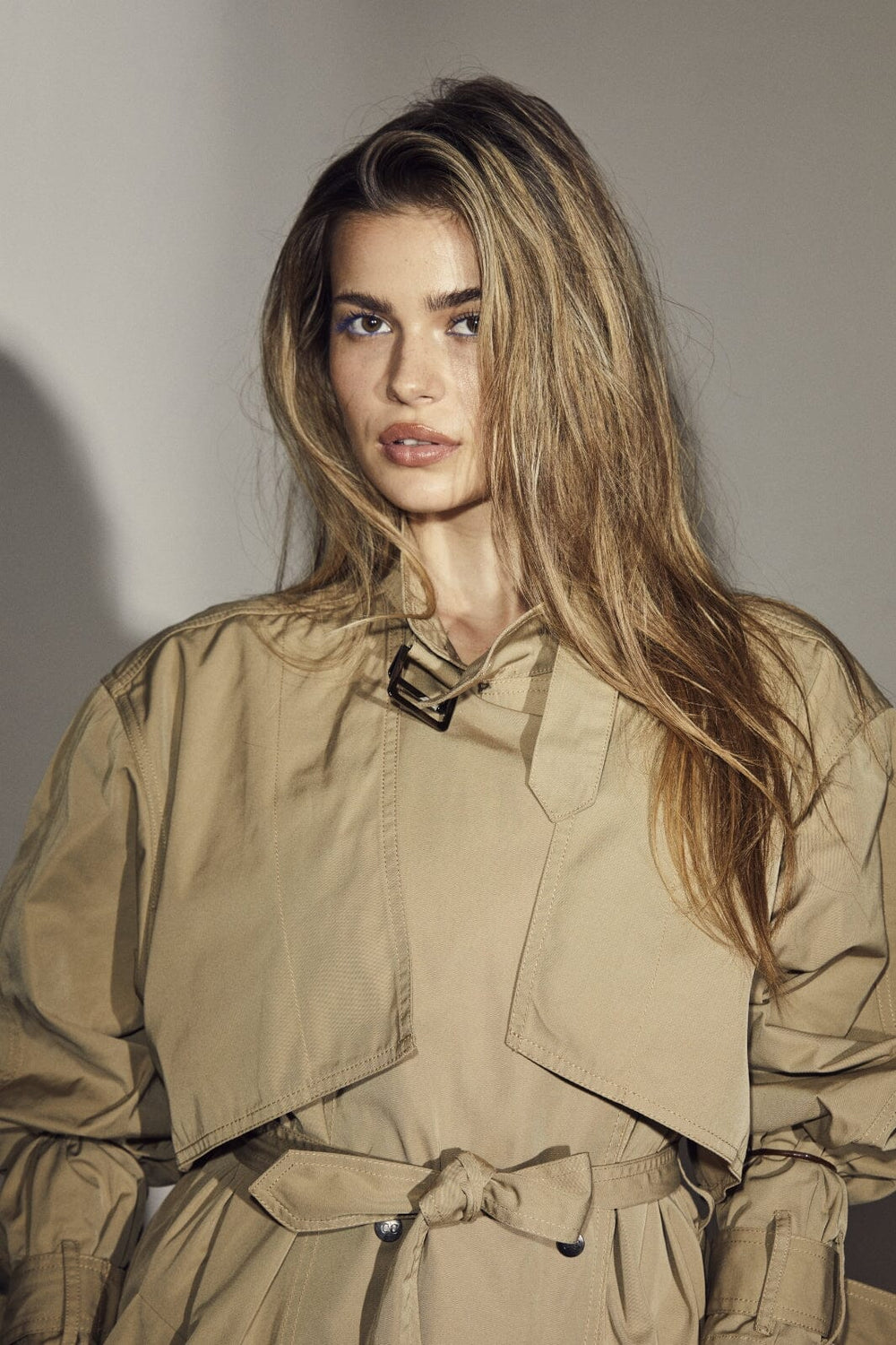 Forudbestilling - Co´couture - Franciscc Trenchcoat 30156 - 16 Khaki Jakker 