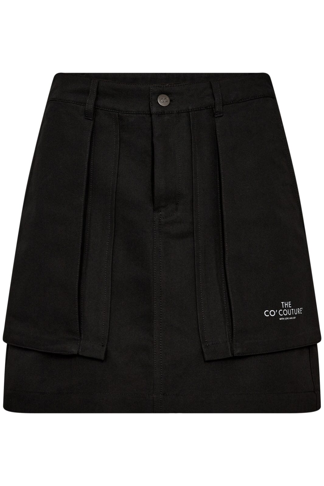 Forudbestilling - Co´couture - Jenkinscc Cargo Skirt 34103 - 96 Black Nederdele 