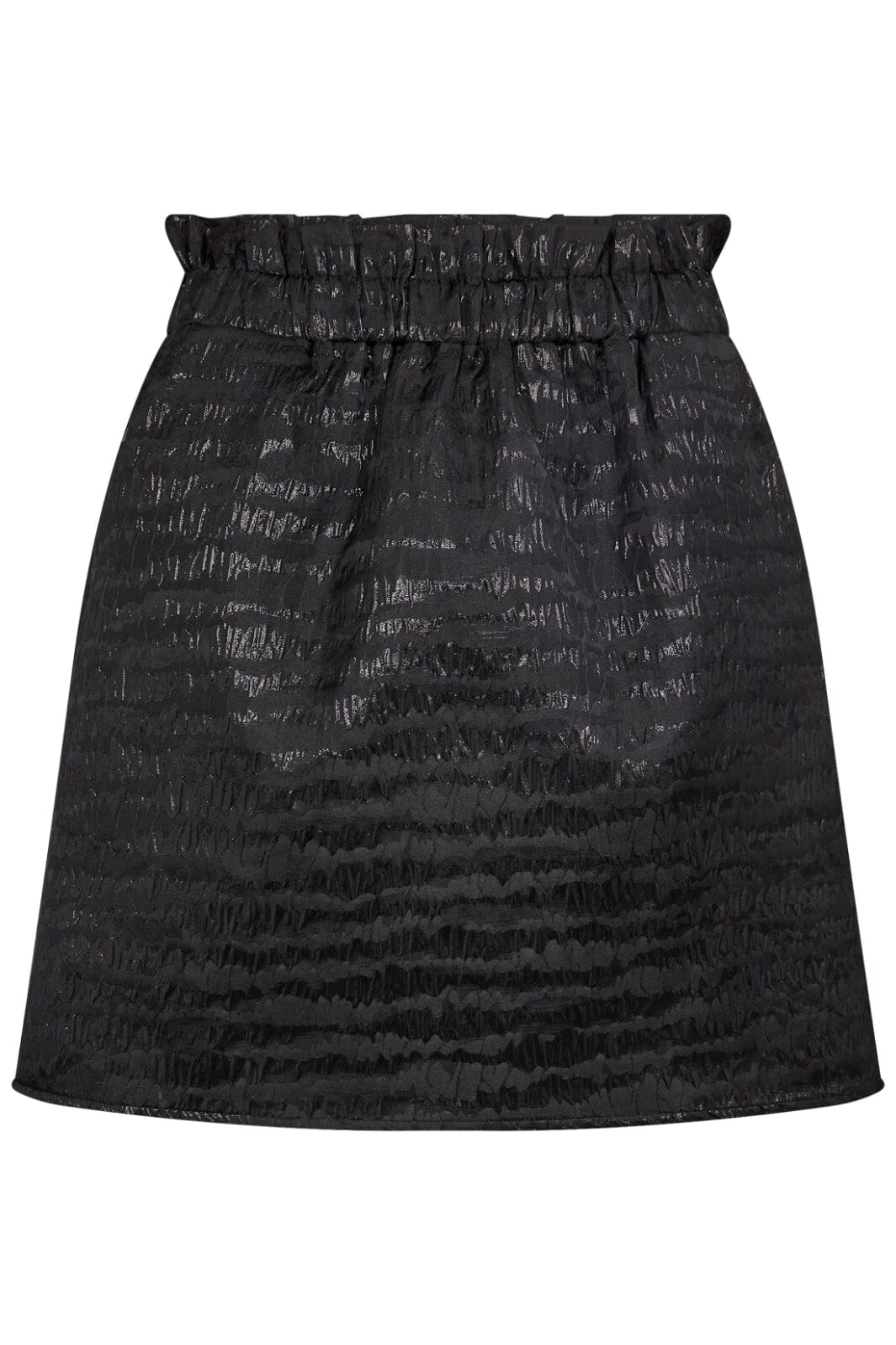 Forudbestilling - Co´couture - Metalliccc Stripe Skirt 34100 - 96 Black Nederdele 