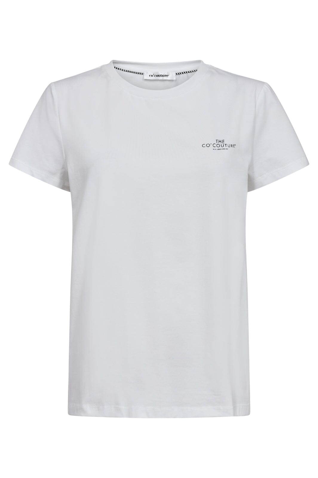 Forudbestilling - Co´couture - Petitecc Logo Tee - 40096 Whiteblack T-shirts 