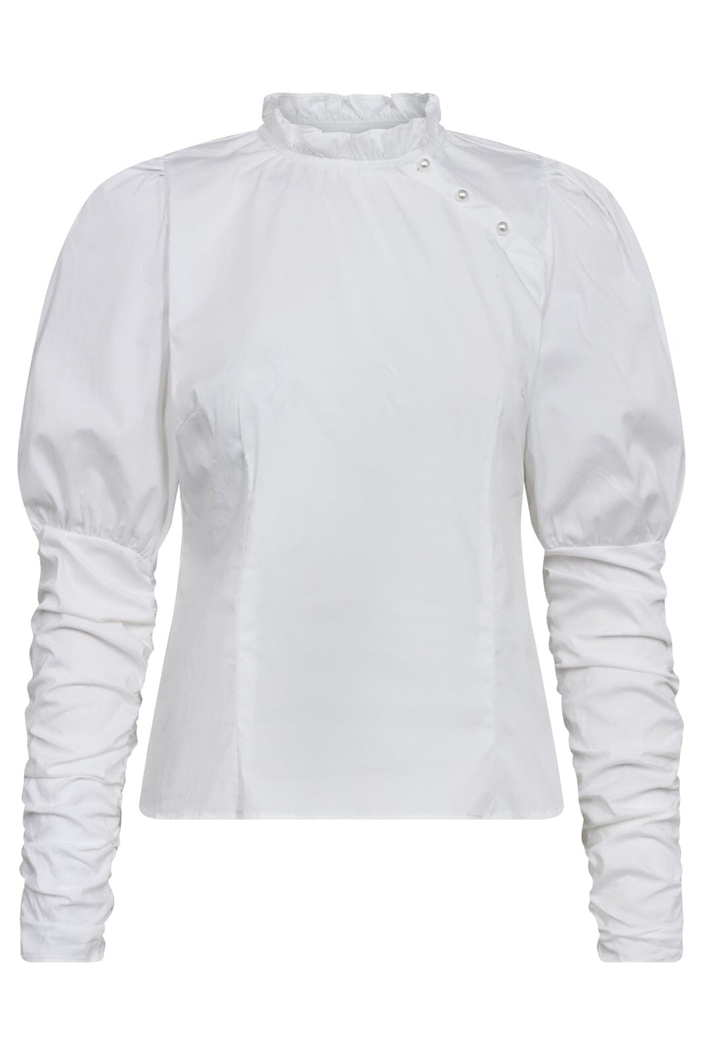 Forudbestilling - Co´couture - Sandycc Pearl Shirt - 4000 White Bluser 