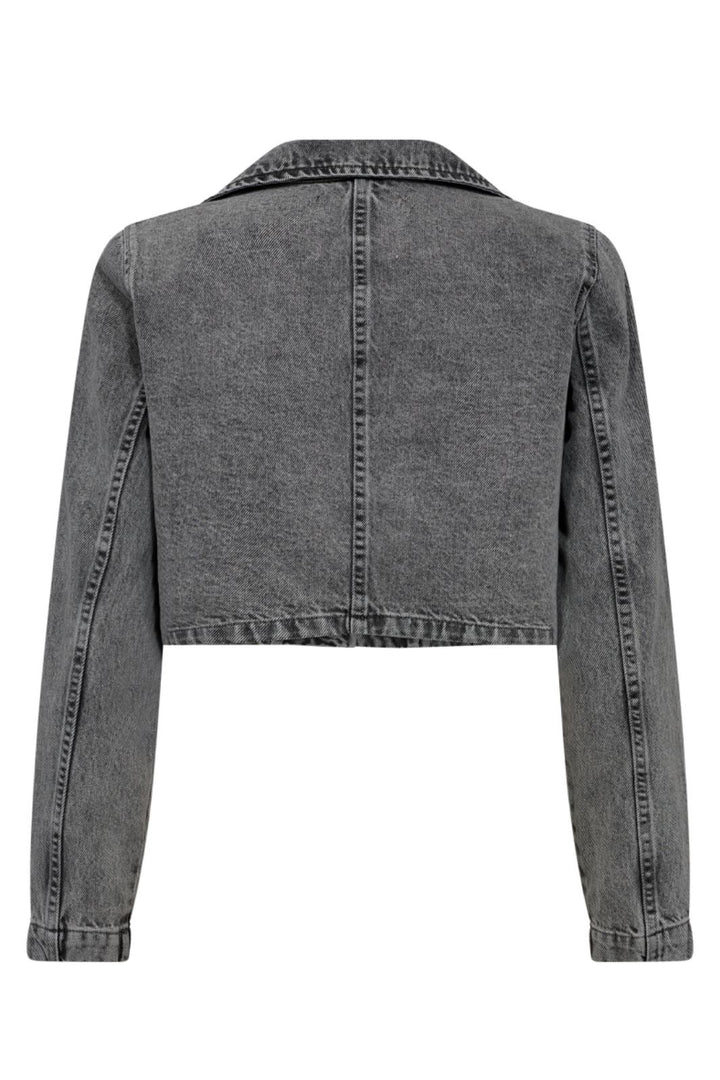 Forudbestilling - Co´couture - Vikacc Crop Blazer - 139 Mid Grey Blazere 