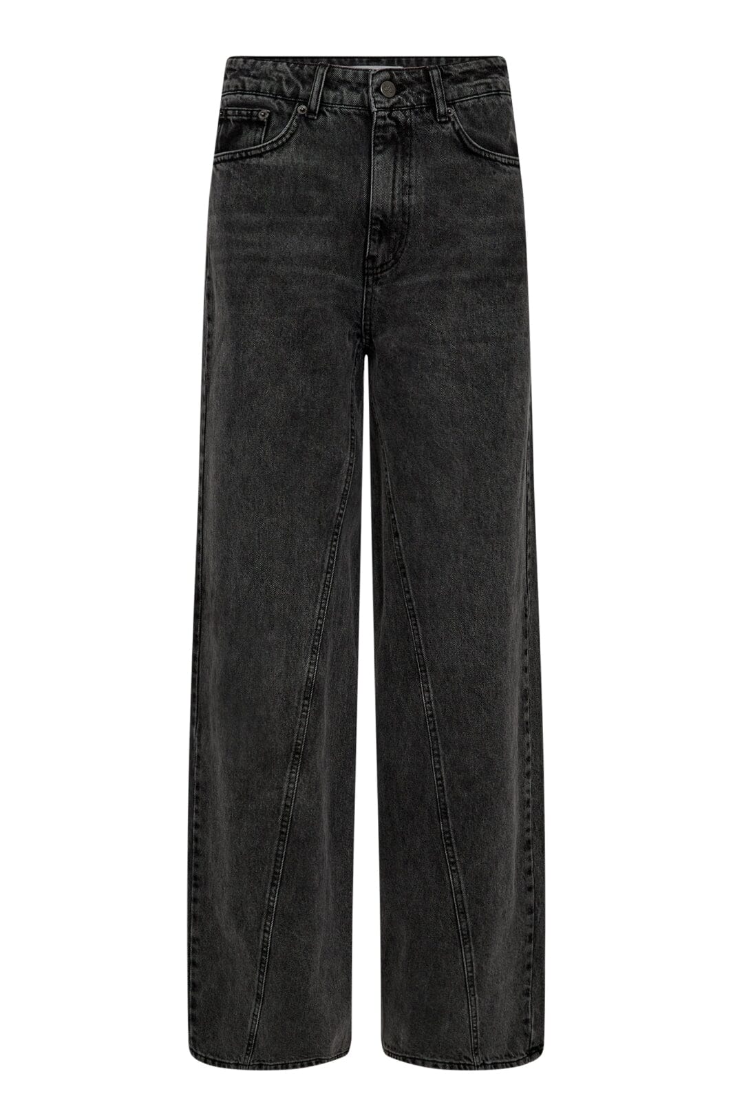 Forudbestilling - Co´couture - Vikacc Wide Seam Jeans 31185 - 96 Black Bukser 