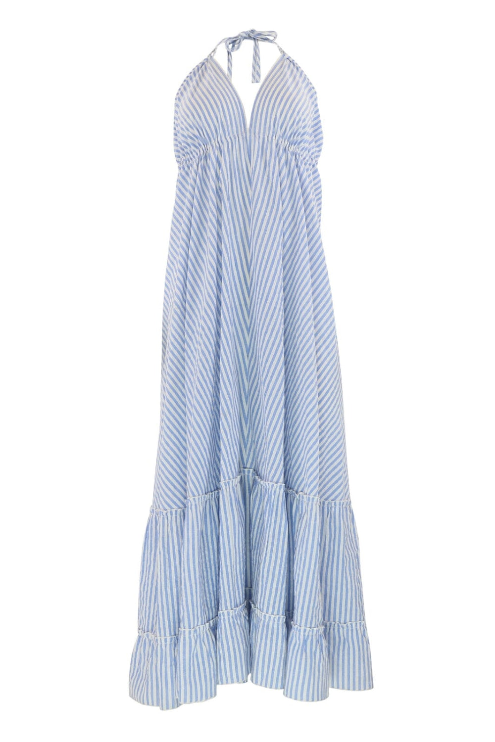 Forudbestilling - Continue - Dolly Stripe - Blue Stripe Kjoler 