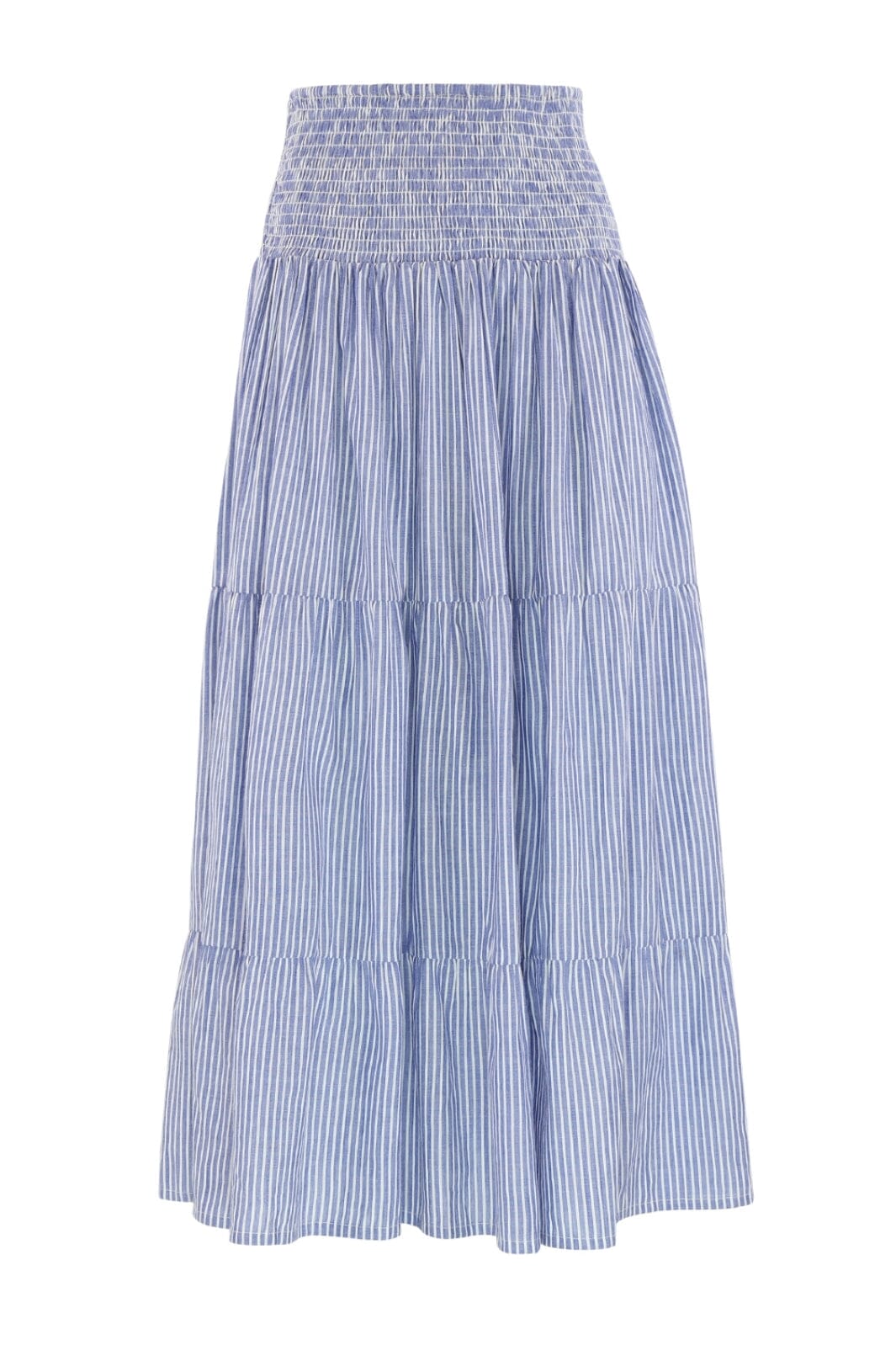Forudbestilling - Continue - Majse Stripe Skirt - Blue Stripe Nederdele 