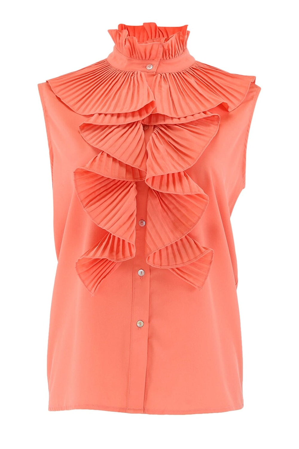 Forudbestilling - Continue - Pernille Plisse - 501 Orange (Juni) Toppe 