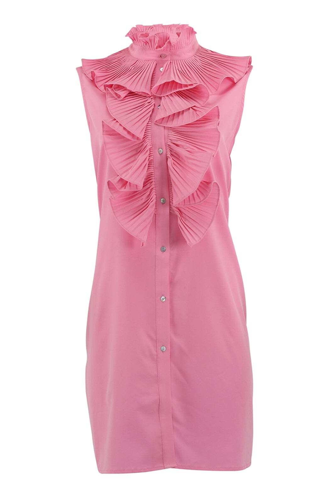 Forudbestilling - Continue - Pernille Plisse Dress - Pink Kjoler 