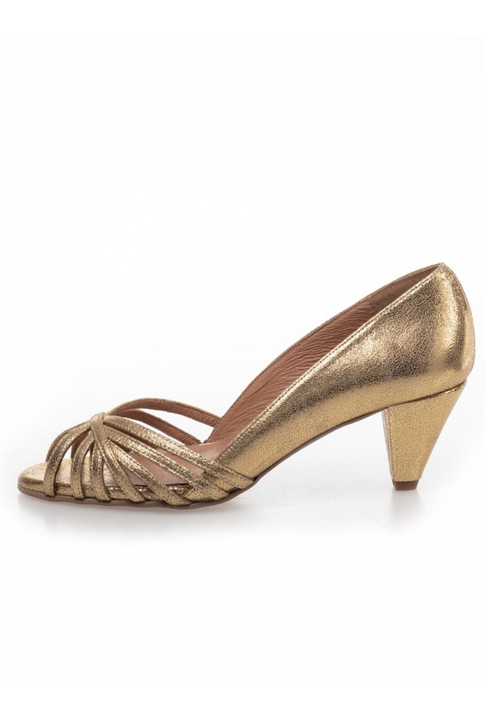 Forudbestilling - Copenhagen Shoes - All I Need - 0051 Gold - (Marts/April) Stiletter 
