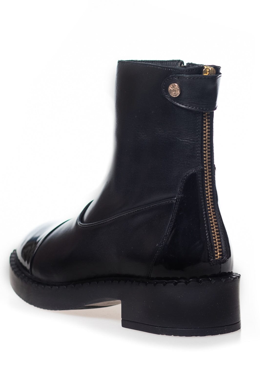 Forudbestilling - Copenhagen Shoes - Amie Boots Patent - 0011 Black Patent Støvler 