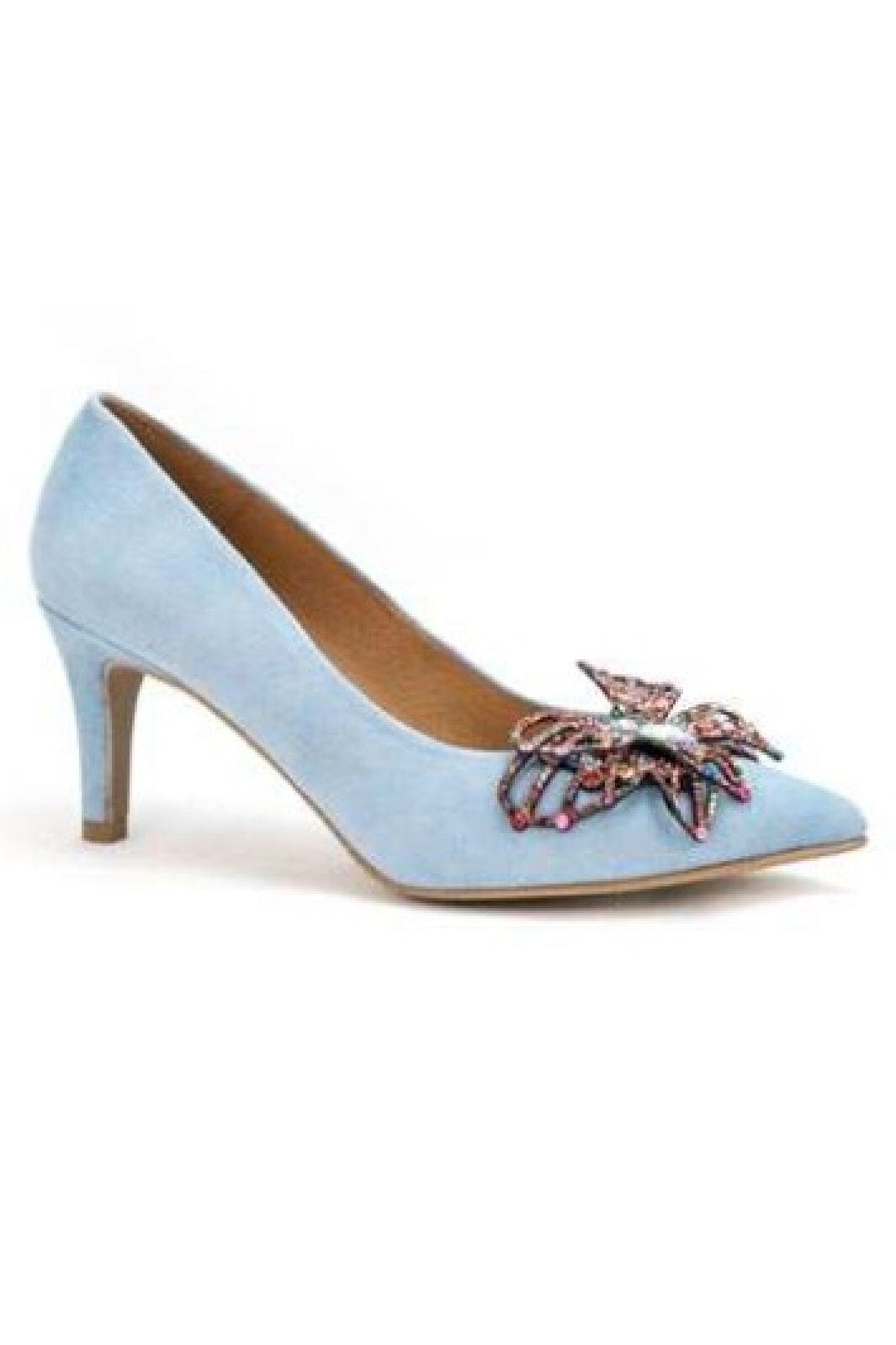 Forudbestilling - Copenhagen Shoes - Butterfly - 0070 Blue Fog (April/Maj) Stiletter 