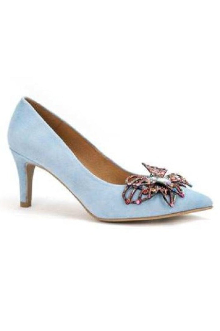 Forudbestilling - Copenhagen Shoes - Butterfly - 0070 Blue Fog (April/Maj) Stiletter 
