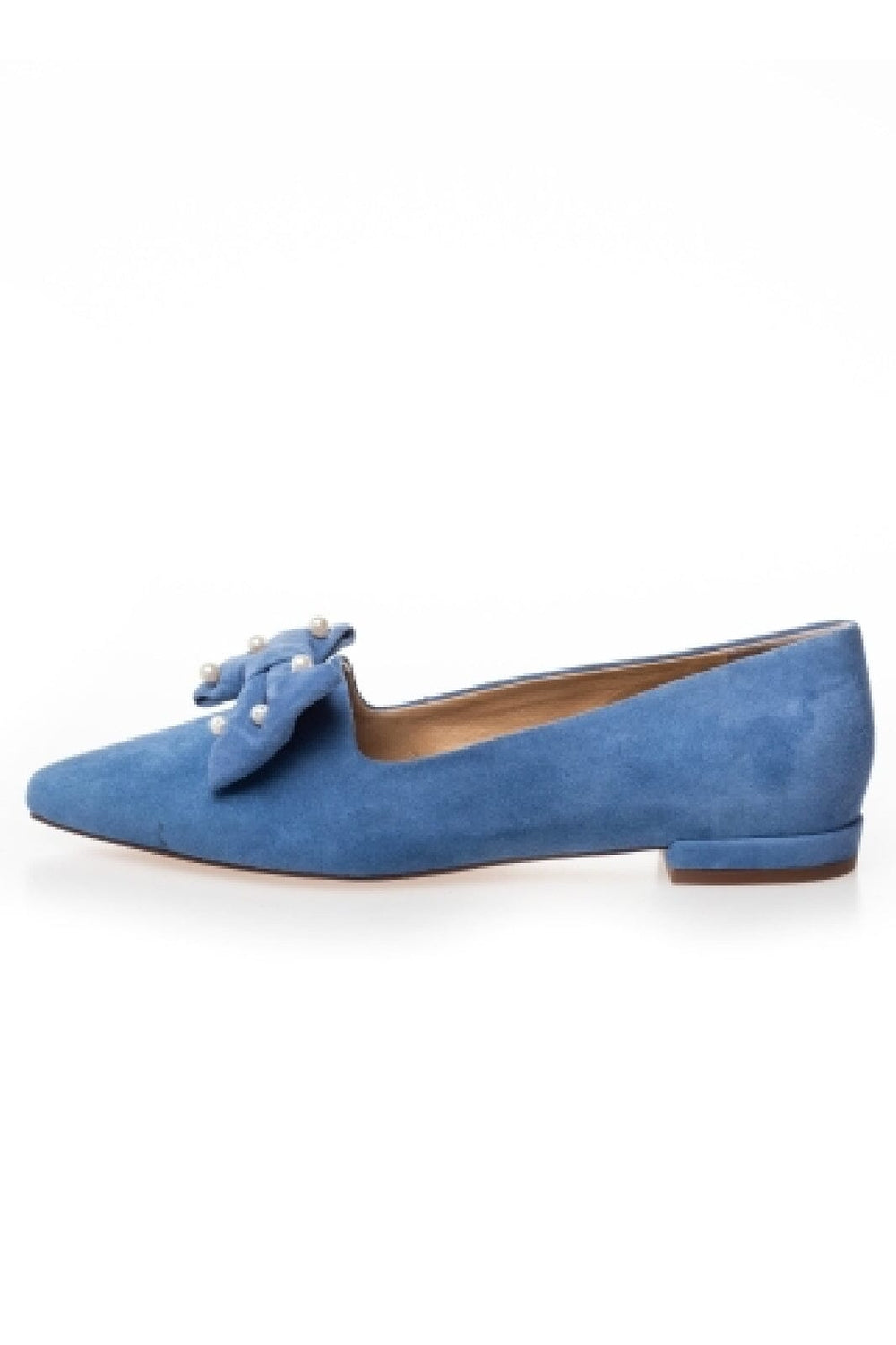 Forudbestilling - Copenhagen Shoes by Josefine Valentin - Be Good Pearls - 0220 Denim (Februar/Marts) Ballerinaer 