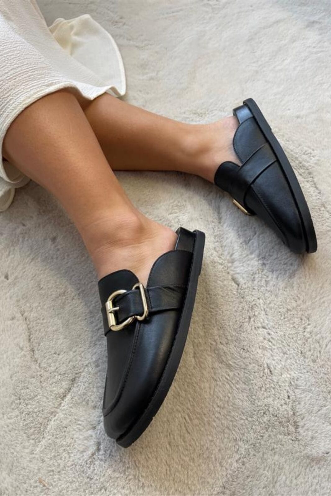 Forudbestilling - Copenhagen Shoes By Josefine Valentin - Carrie Girl - 0001 Black (Feb/Mar) Loafers 