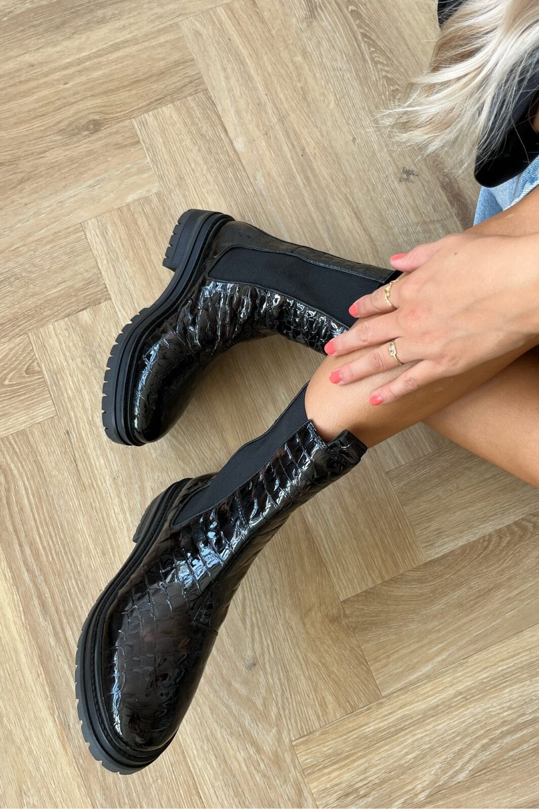Forudbestilling - Copenhagen Shoes - Glorie Girl - Black Støvler 