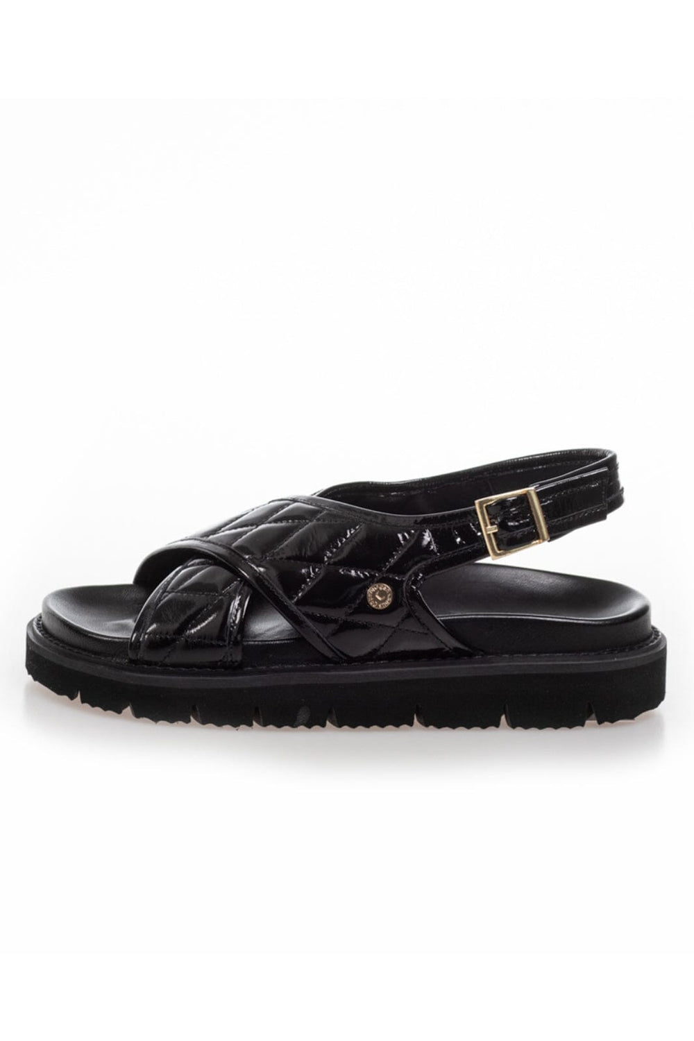 Forudbestilling - Copenhagen Shoes - Going Wild - Patent - 0001 Black - (Marts/April) Sandaler 
