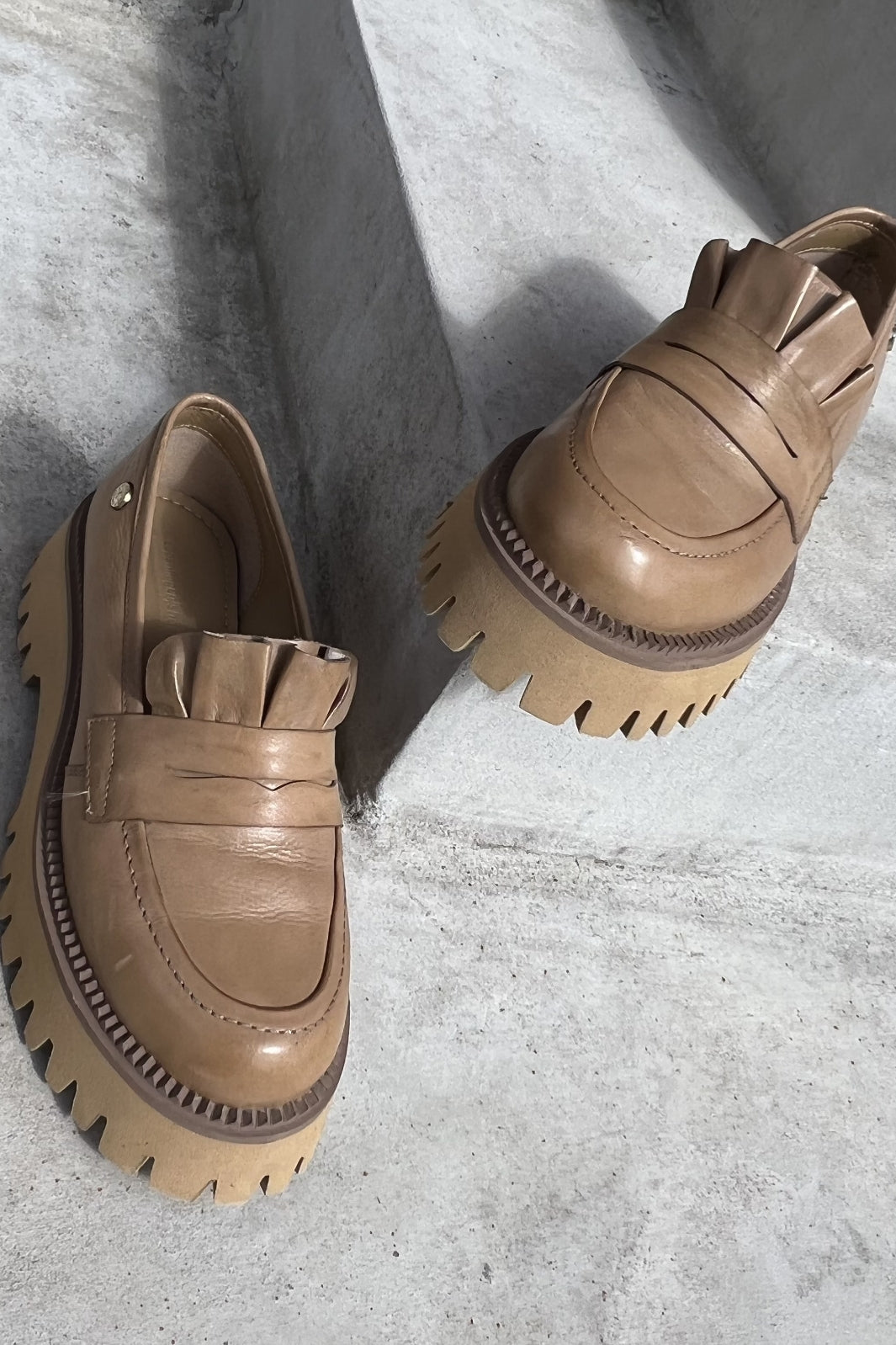 Forudbestilling - Copenhagen Shoes - Make Waves Leather - 0138 Camel (August/September) Sko 