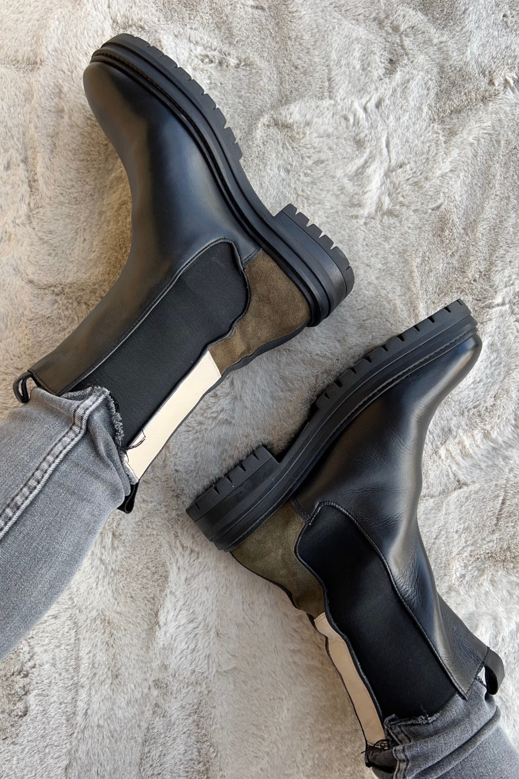 Forudbestilling - Copenhagen Shoes - New Chessny Combi - 001 Black (Oktober) Støvler 