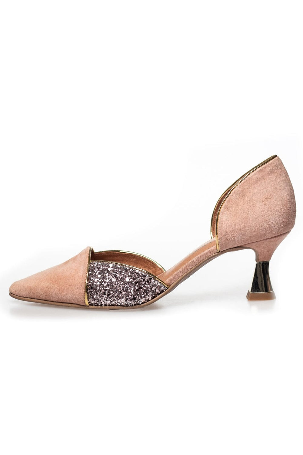 Forudbestilling - Copenhagen Shoes - Paris - Glitter - 394 Nude Multi (marts/april) Stiletter 