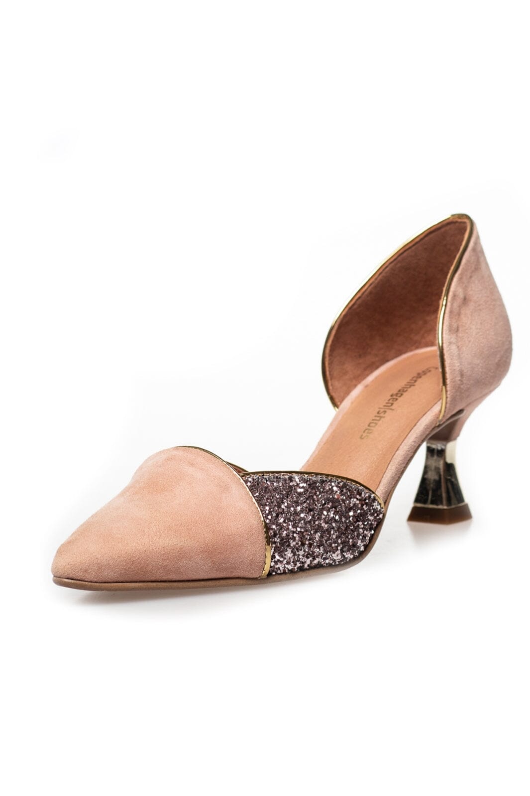 Forudbestilling - Copenhagen Shoes - Paris - Glitter - 394 Nude Multi (marts/april) Stiletter 