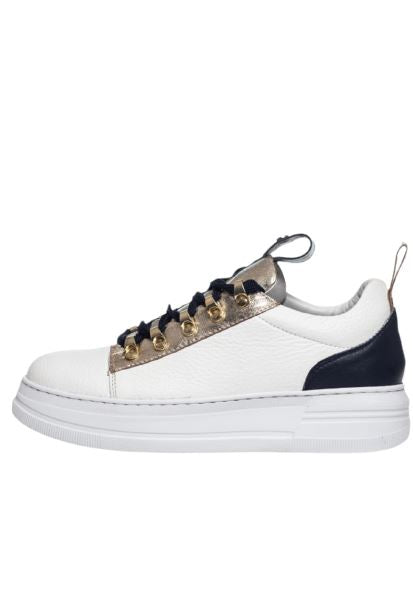 Forudbestilling - Copenhagen Shoes - Run - 0442 White/Gold Sneakers 